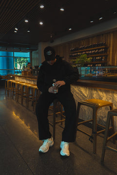 Windbreaker jacket black Bo exclusive edition - Membership club series - BO COLLECTION ®