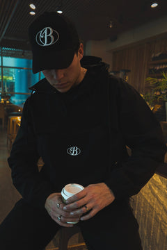 Windbreaker jacket black Bo exclusive edition - Membership club series - BO COLLECTION ®