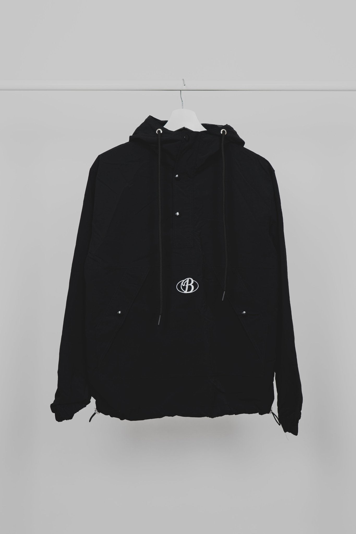 Windbreaker jacket black Bo exclusive edition - Membership club series - BO COLLECTION ®