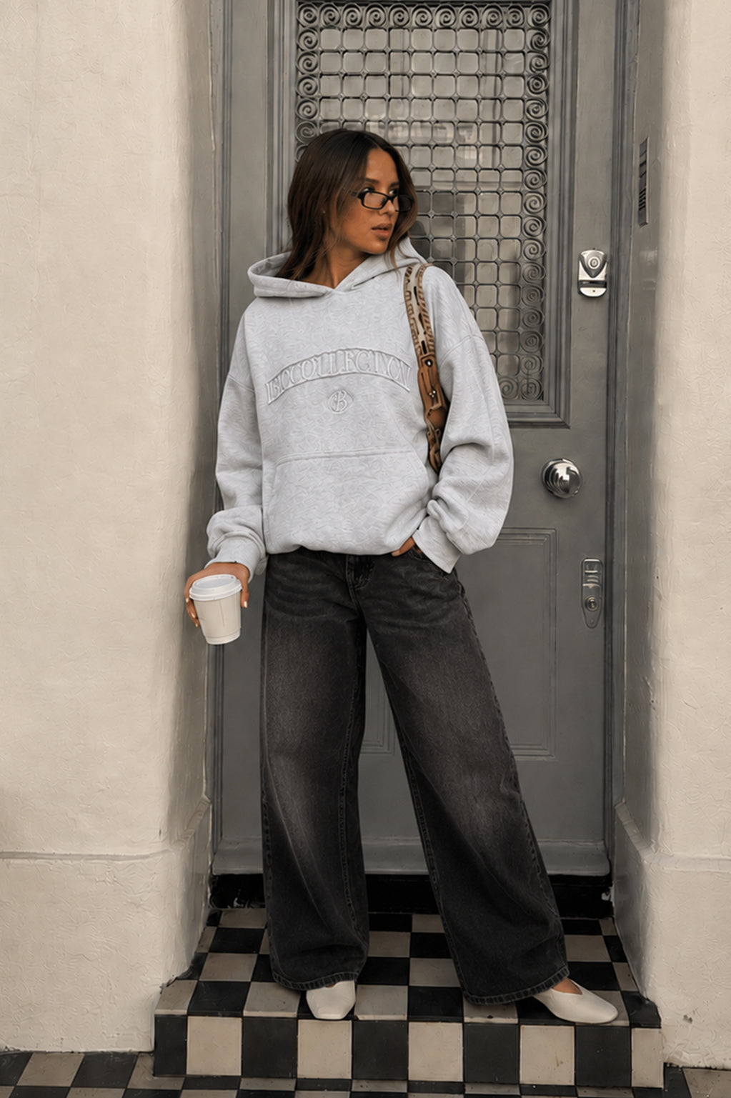 Hoodie Essential Gris