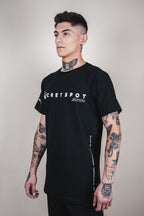 T-shirt - Smokey Ams secret spot black - AMS DISTRICT SEASON